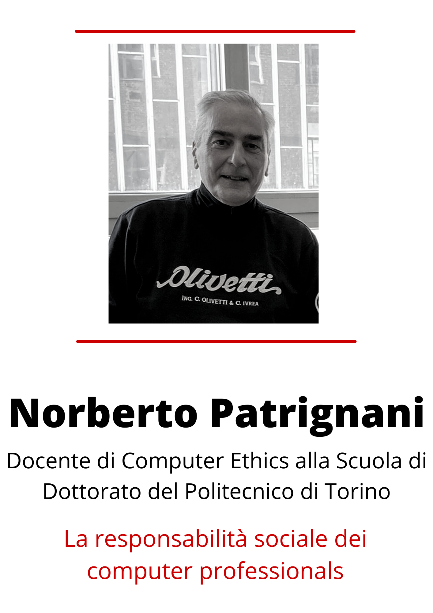 Card Norberto Patrignani