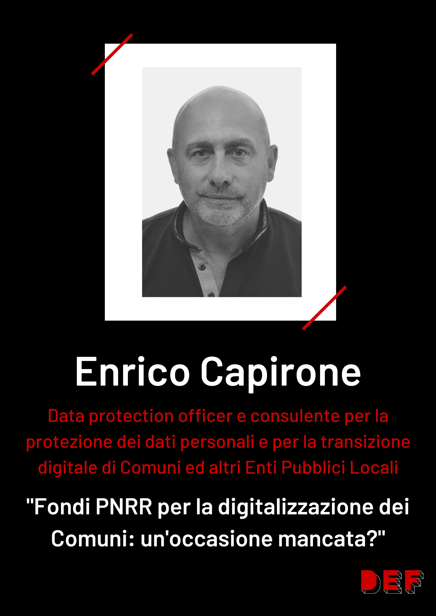 card Enrico Capirone - DEF22