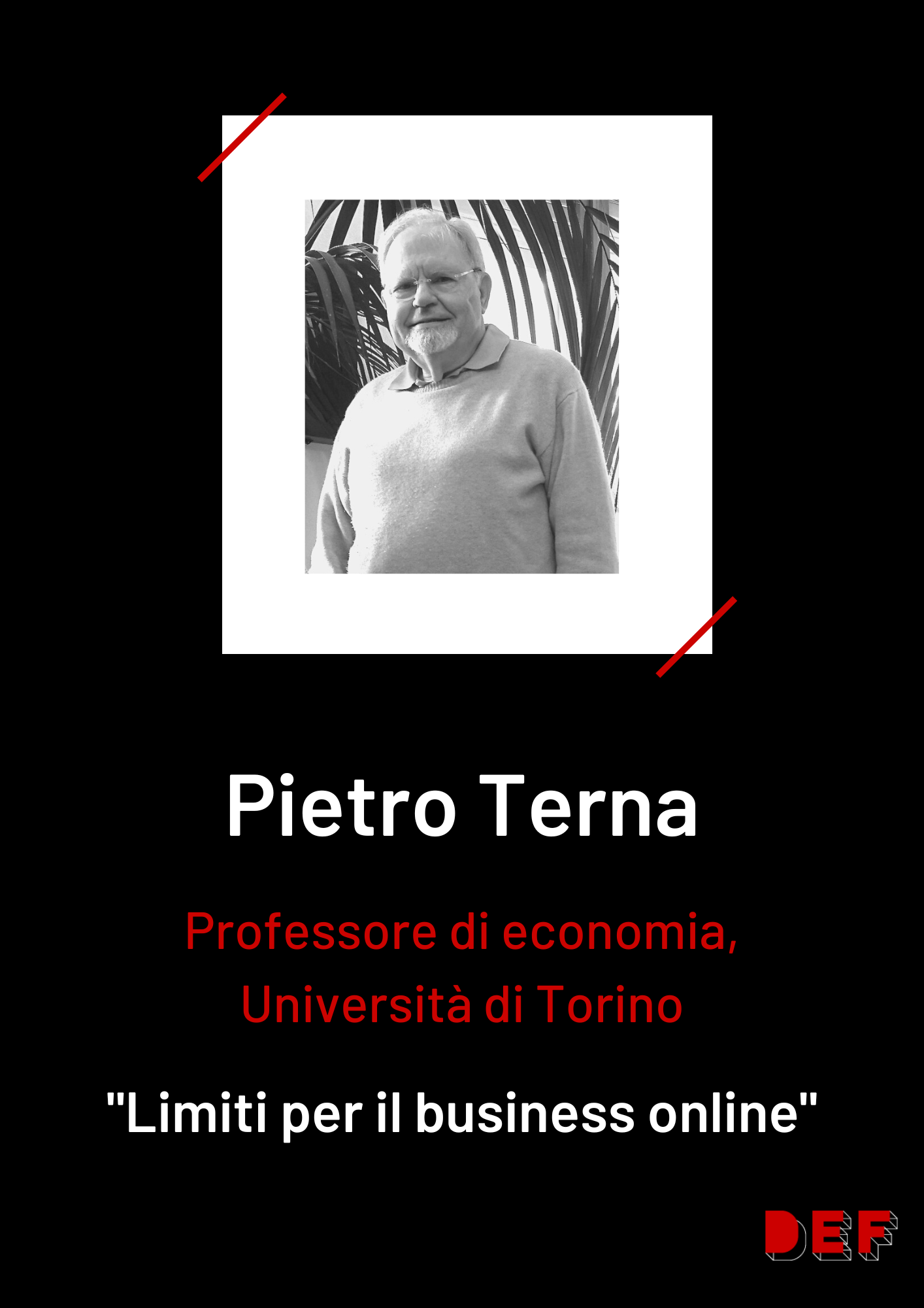 card Pietro Terna - DEF22