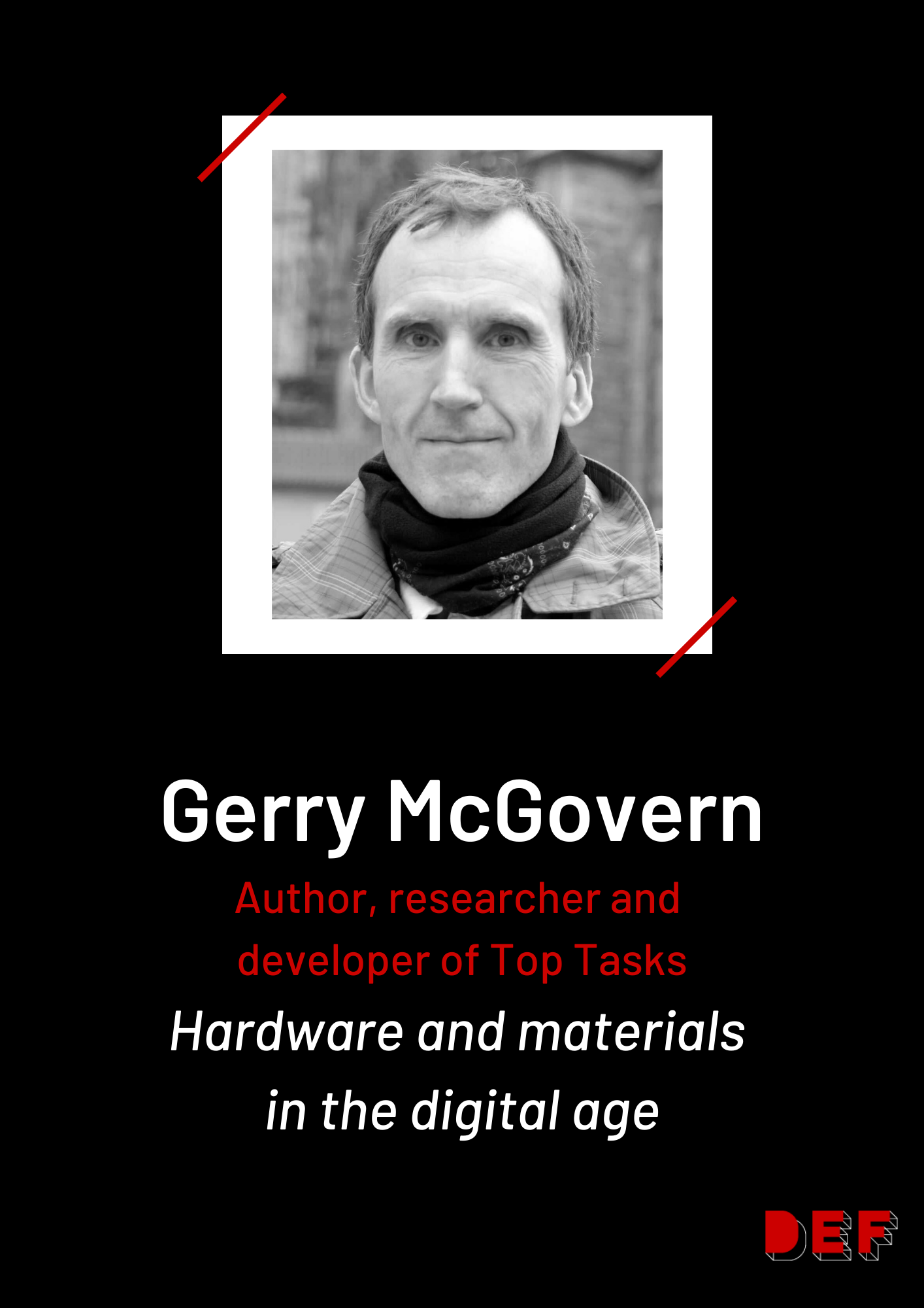 card Gerry McGovern - DEF23