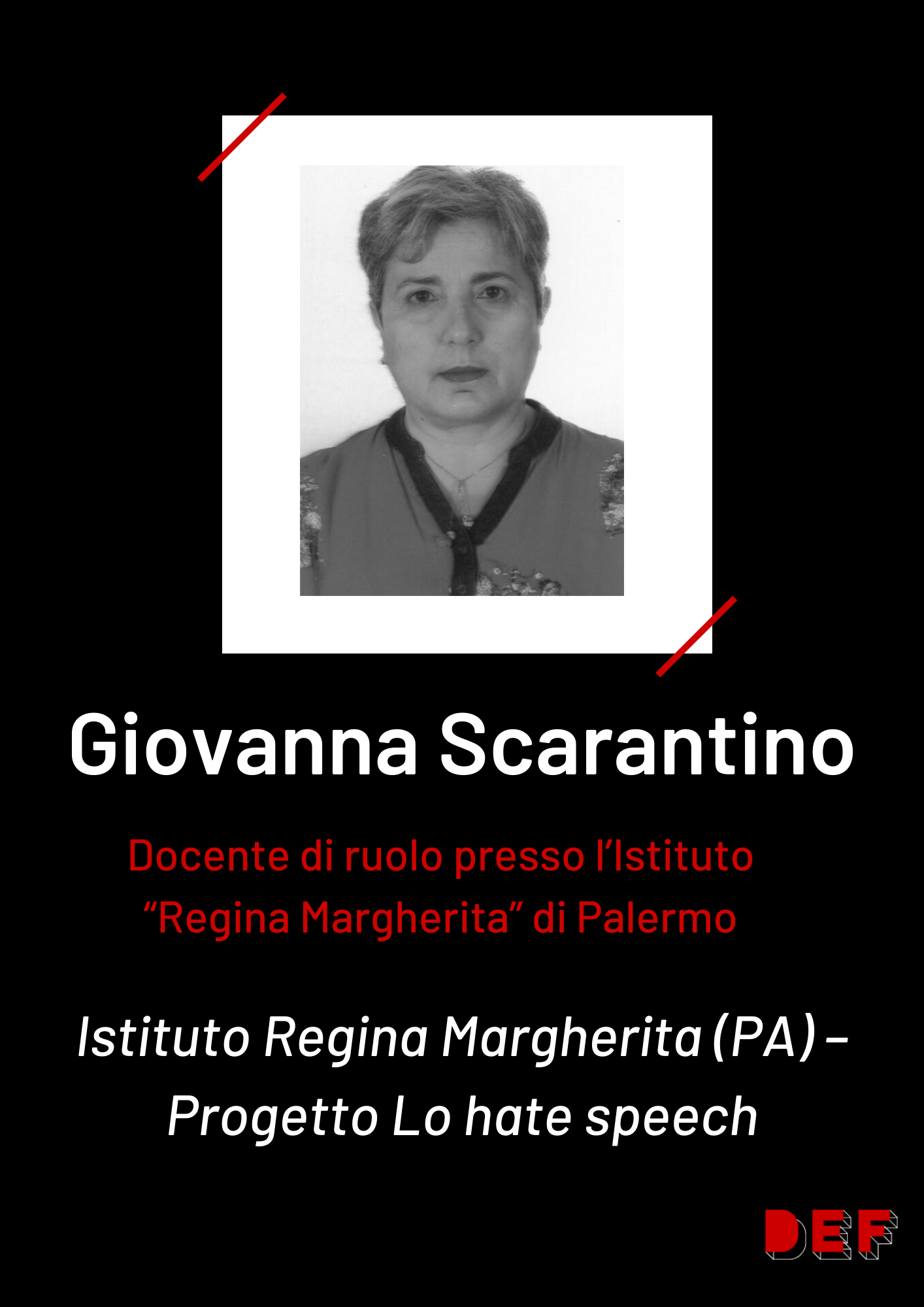 card Giovanna Scarantino - DEF23