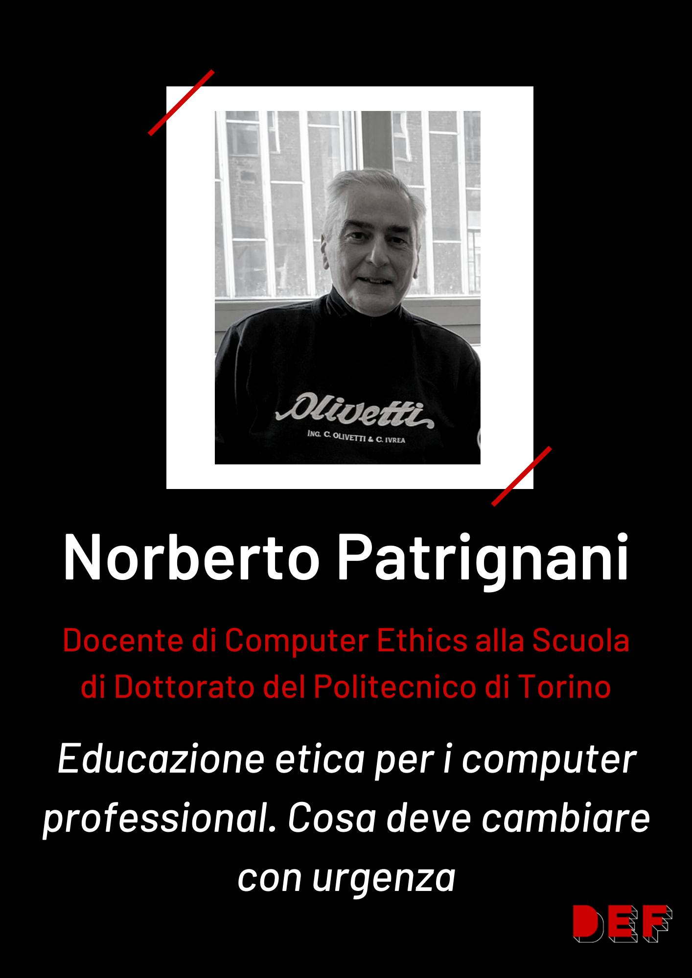 card Norberto Patrignani - DEF23