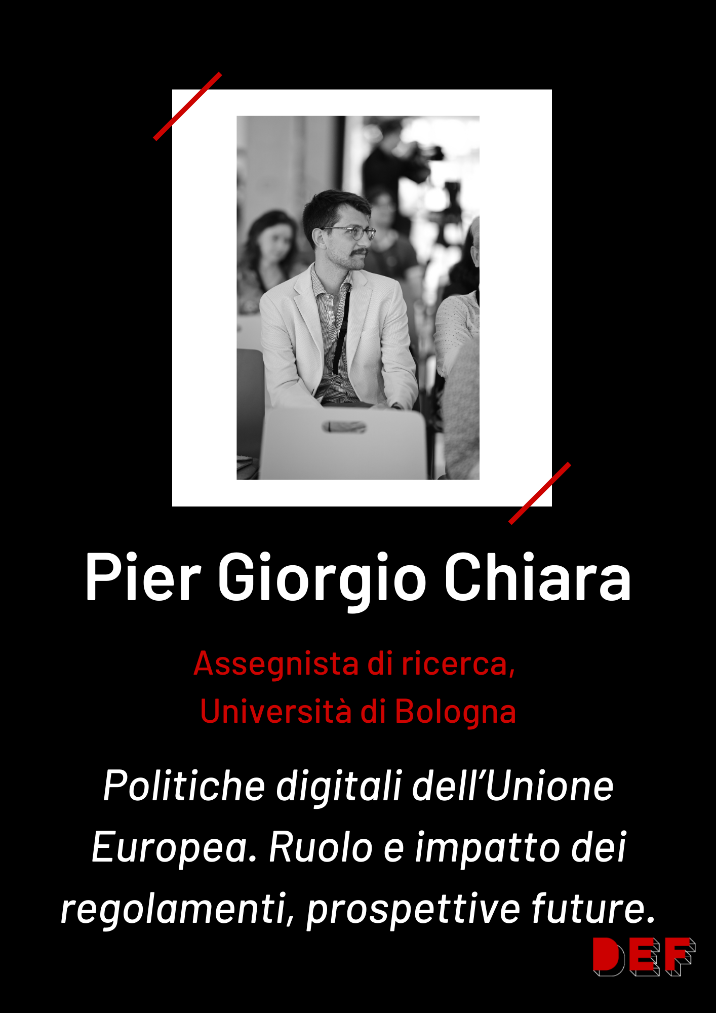 card Pier Giorgio Chiara - DEF23